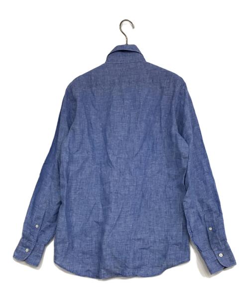 Brilla per il gusto（ブリッラ ペル イルグースト）Brilla per il gusto (ブリッラ ペル イルグースト) リネンシャツ ブルー サイズ:Mの古着・服飾アイテム