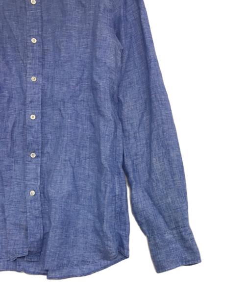 Brilla per il gusto（ブリッラ ペル イルグースト）Brilla per il gusto (ブリッラ ペル イルグースト) リネンシャツ ブルー サイズ:Mの古着・服飾アイテム