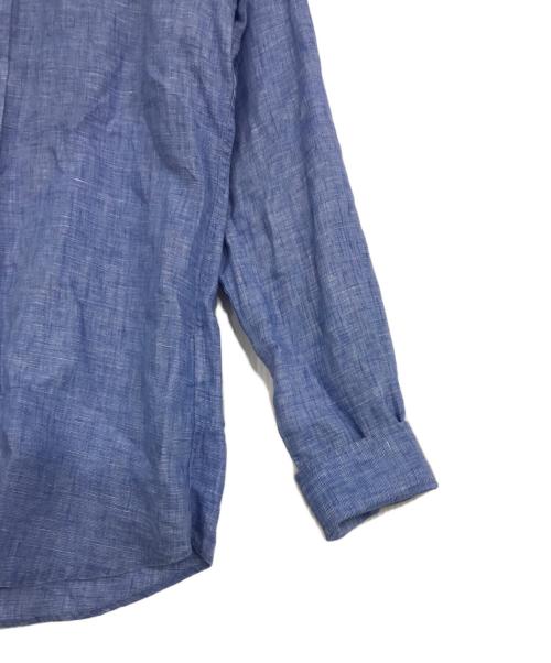 Brilla per il gusto（ブリッラ ペル イルグースト）Brilla per il gusto (ブリッラ ペル イルグースト) リネンシャツ ブルー サイズ:Mの古着・服飾アイテム