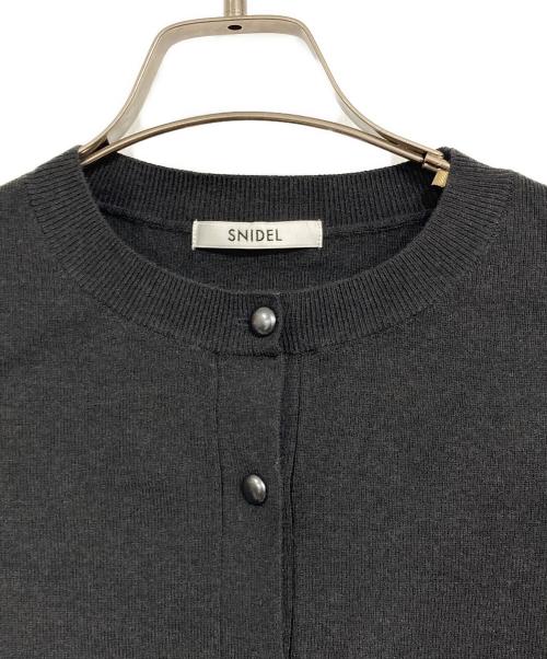 Snidel（スナイデル）Snidel (スナイデル) スリーブファーカーディガン グレー サイズ:ONE SIZEの古着・服飾アイテム