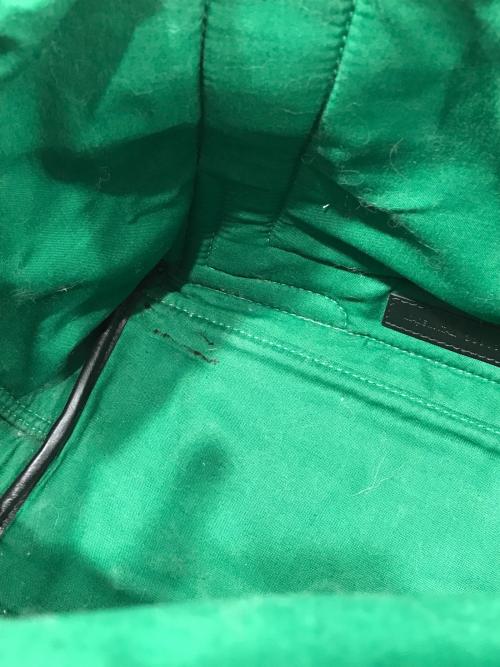 BALENCIAGA（バレンシアガ）BALENCIAGA (バレンシアガ) ネイビーカバスチェック柄トートバッグ グリーン×ネイビーの古着・服飾アイテム