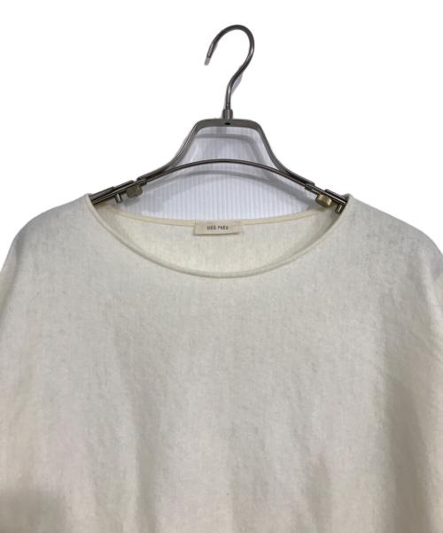 DES PRES（デ プレ）DES PRES (デ プレ) ニットコンビネーション ボートネックプルオーバー ベージュ サイズ:FREEの古着・服飾アイテム