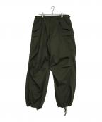 WILD THINGSワイルドシングス）の古着「ソフトシェルM-51ウォームパンツ」｜オリーブ
