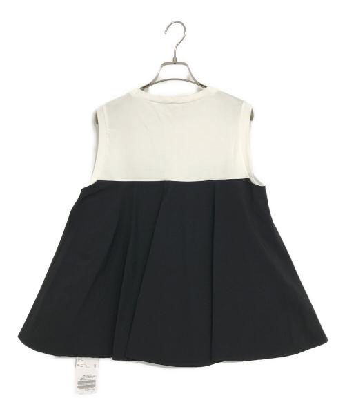 Spick and Span（スピックアンドスパン）Spick and Span (スピックアンドスパン) ビスチェコンビノースリプルオーバー ブラック×ホワイト サイズ:Fの古着・服飾アイテム