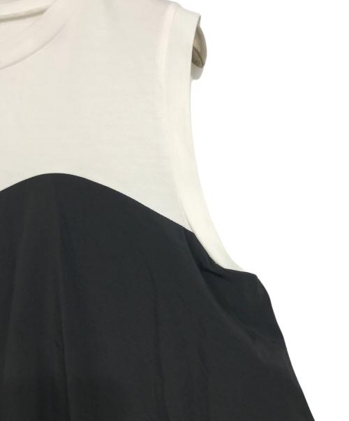 Spick and Span（スピックアンドスパン）Spick and Span (スピックアンドスパン) ビスチェコンビノースリプルオーバー ブラック×ホワイト サイズ:Fの古着・服飾アイテム