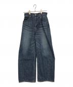 ASTRAETアストラット）の古着「3D 5ポケット デニムワイドパンツ」｜ブルー