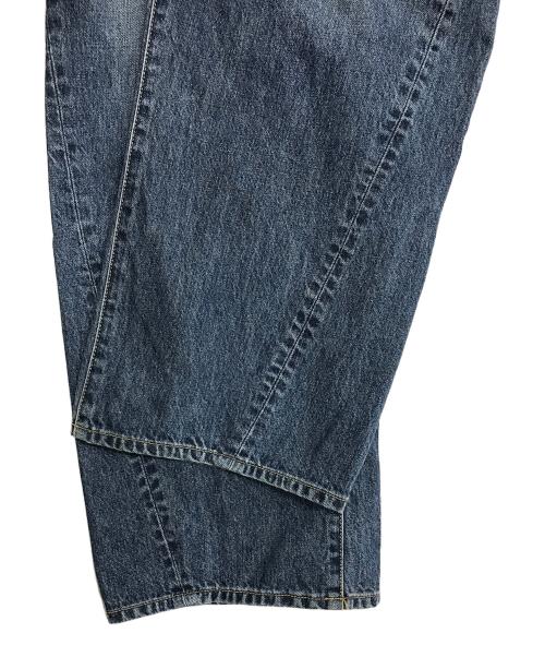 ASTRAET（アストラット）ASTRAET (アストラット) 3D 5ポケット デニムワイドパンツ ブルー サイズ:00の古着・服飾アイテム