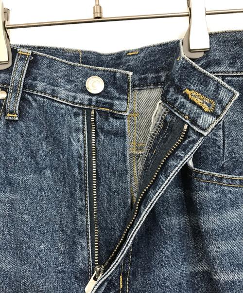 ASTRAET（アストラット）ASTRAET (アストラット) 3D 5ポケット デニムワイドパンツ ブルー サイズ:00の古着・服飾アイテム