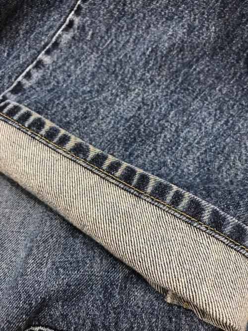 ASTRAET（アストラット）ASTRAET (アストラット) 3D 5ポケット デニムワイドパンツ ブルー サイズ:00の古着・服飾アイテム