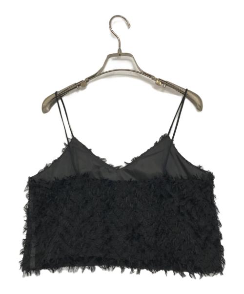 MARW UNITED ARROWS（マルゥ ユナイテッドアローズ）MARW UNITED ARROWS (マルゥ ユナイテッドアローズ) ジャカード キャミソール ブラック サイズ:記載無しの古着・服飾アイテム