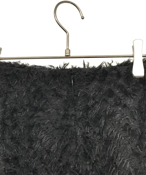 MARW UNITED ARROWS（マルゥ ユナイテッドアローズ）MARW UNITED ARROWS (マルゥ ユナイテッドアローズ) ジャカード タイトスカート ブラック サイズ:36の古着・服飾アイテム