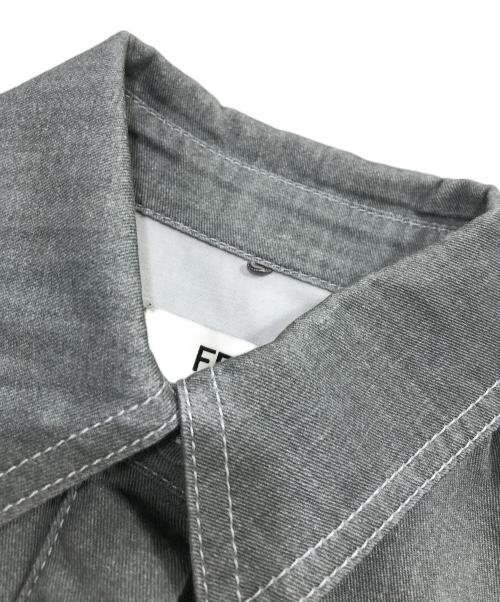 FENDI（フェンディ）FENDI (フェンディ) FFロゴプルオーバーシャツ グレー サイズ:36の古着・服飾アイテム
