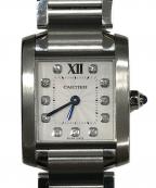 Cartierカルティエ）の古着「タンクフランセーズSM」｜ホワイト