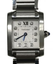 Cartier（カルティエ）の古着「タンクフランセーズSM」｜ホワイト