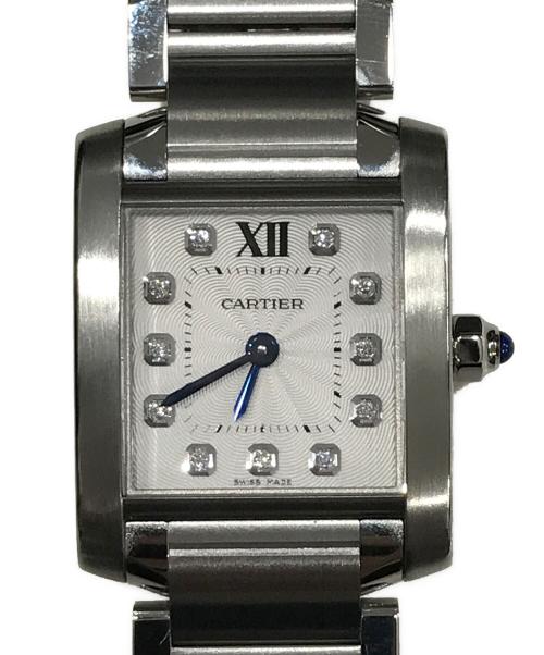 Cartier（カルティエ）Cartier (カルティエ) タンクフランセーズSM ホワイトの古着・服飾アイテム