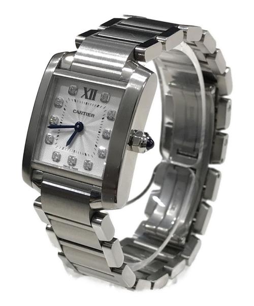 Cartier（カルティエ）Cartier (カルティエ) タンクフランセーズSM ホワイトの古着・服飾アイテム