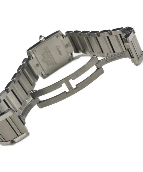 Cartier（カルティエ）Cartier (カルティエ) タンクフランセーズSM ホワイトの古着・服飾アイテム