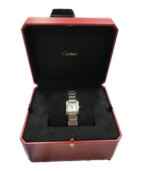 Cartier（カルティエ）Cartier (カルティエ) タンクフランセーズSM ホワイトの古着・服飾アイテム