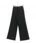 emmi (エミ) 【10th】emmiロゴジャガードゴムタックパンツ ブラック：8000円