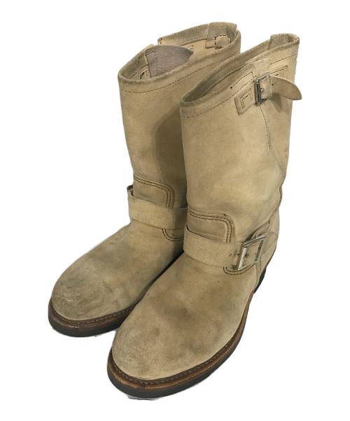 RED WING（レッドウィング）RED WING (レッドウィング) エンジニアブーツ ベージュ サイズ:USA 8の古着・服飾アイテム