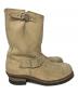 中古・古着 RED WING (レッドウィング) エンジニアブーツ ベージュ サイズ:USA 8：22000円