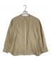 KURASHI&Trips PUBLISHING（クラシアンドトリップス パブリッシング）の古着「シアーバンドカラーシャツ」｜ベージュ