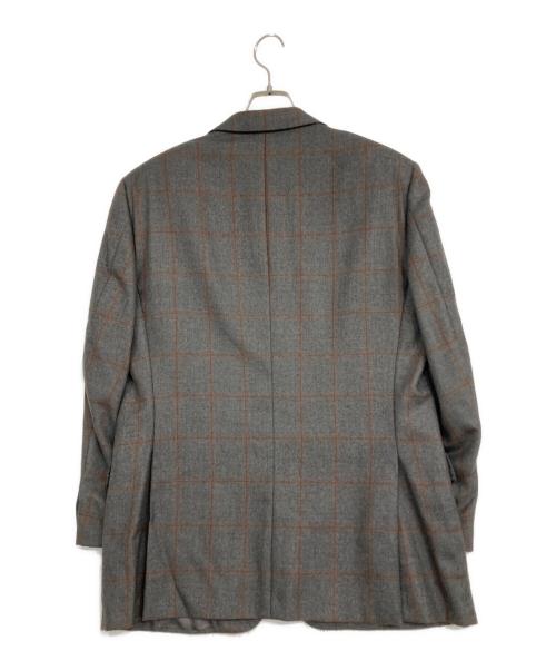 ERMENEGILDO ZEGNA（エルメネジルド・ゼニア）ERMENEGILDO ZEGNA (エルメネジルド・ゼニア) カシミア3Bジャケット グレー サイズ:50の古着・服飾アイテム