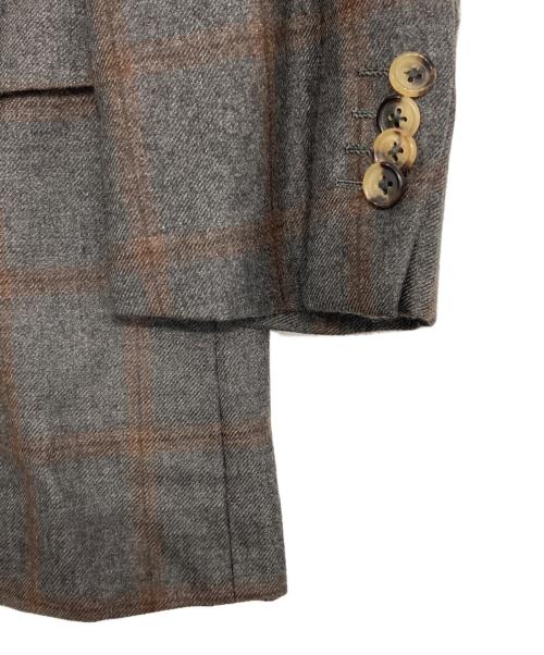 ERMENEGILDO ZEGNA（エルメネジルド・ゼニア）ERMENEGILDO ZEGNA (エルメネジルド・ゼニア) カシミア3Bジャケット グレー サイズ:50の古着・服飾アイテム