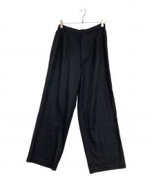 WELLDER（ウェルダー）の古着「Wide Fit Easy Trousers - Dark Navy」｜ブラック