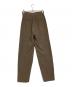 YONFA (ヨンファ) ワイドパンツ ブラウン サイズ:S：5000円