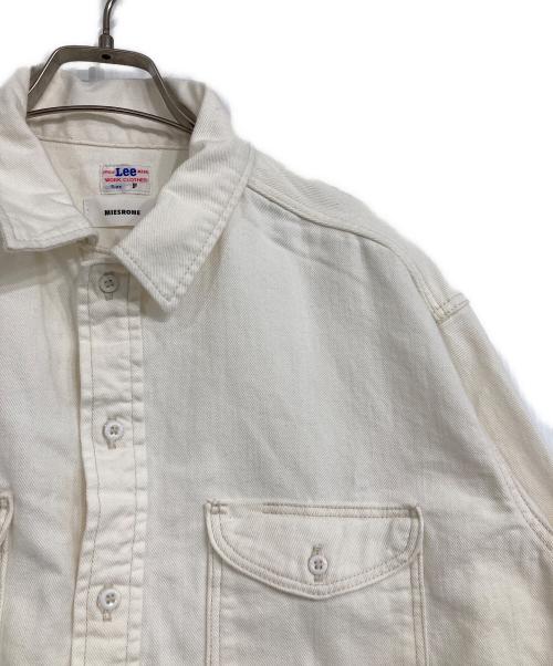 LEE（リー）LEE (リー) MIESROHE (ミースロエ) ショート丈デニムシャツ ホワイト サイズ:FREEの古着・服飾アイテム