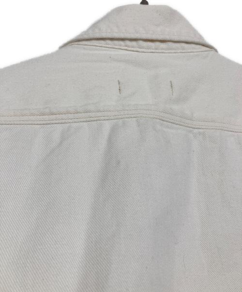 LEE（リー）LEE (リー) MIESROHE (ミースロエ) ショート丈デニムシャツ ホワイト サイズ:FREEの古着・服飾アイテム