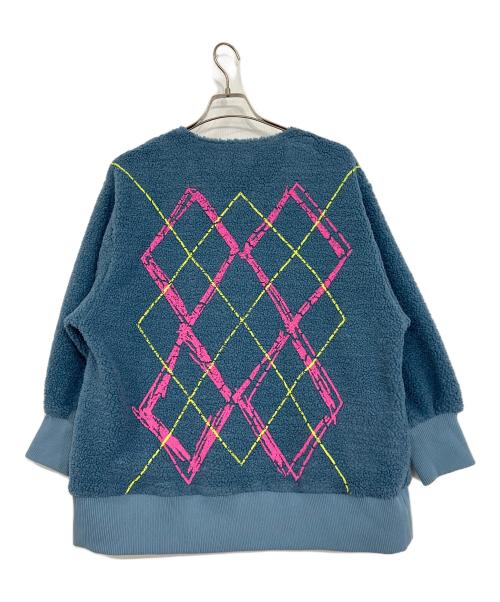 SUM1 STYLE（スミスタイル）SUM1 STYLE (スミスタイル) ボアスウェット ブルー サイズ:FREEの古着・服飾アイテム