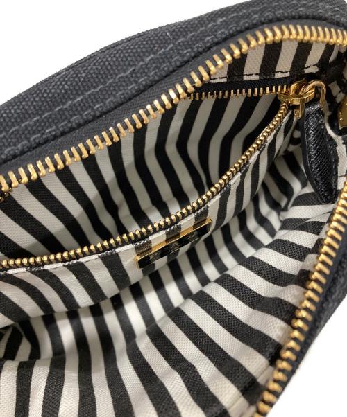 PRADA（プラダ）PRADA (プラダ) キャンバスポーチ ブラックの古着・服飾アイテム