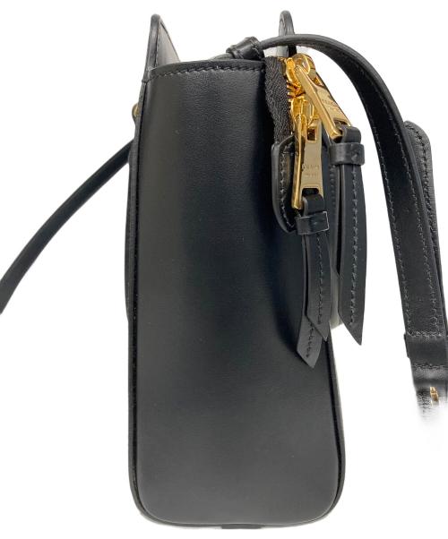 PRADA（プラダ）PRADA (プラダ) SAFFIANO SOFT　2WAYショルダーバッグ ブラックの古着・服飾アイテム