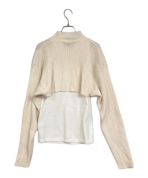 RIM.ARK（リムアーク）RIM.ARK (リムアーク) Tank set knit tops ベージュ サイズ:Fの古着・服飾アイテム