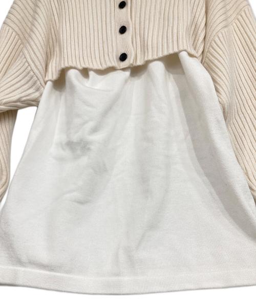 RIM.ARK（リムアーク）RIM.ARK (リムアーク) Tank set knit tops ベージュ サイズ:Fの古着・服飾アイテム