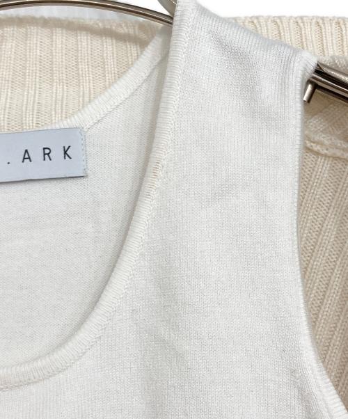 RIM.ARK（リムアーク）RIM.ARK (リムアーク) Tank set knit tops ベージュ サイズ:Fの古着・服飾アイテム