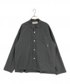 WITH OR WITHOUTウィズオアウィザウト）の古着「ロングスリーブシルクシャツ」｜グレー