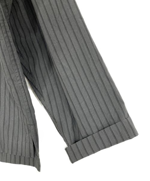 WITH OR WITHOUT（ウィズオアウィザウト）WITH OR WITHOUT (ウィズオアウィザウト) ロングスリーブシルクシャツ グレー サイズ:3の古着・服飾アイテム