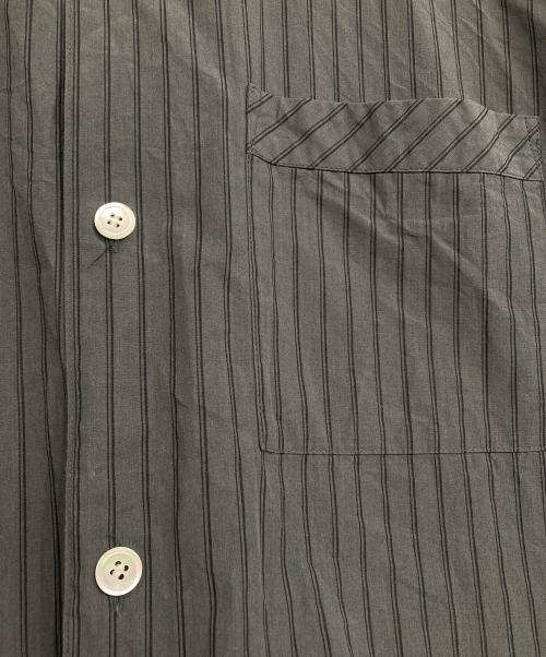 WITH OR WITHOUT（ウィズオアウィザウト）WITH OR WITHOUT (ウィズオアウィザウト) ロングスリーブシルクシャツ グレー サイズ:3の古着・服飾アイテム