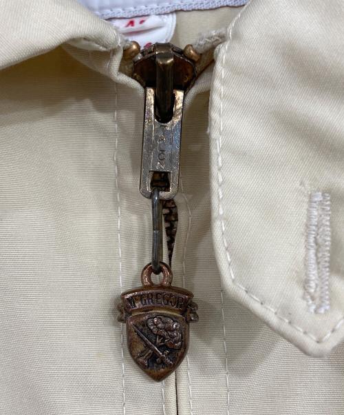 McGREGOR（マックレガー）McGREGOR (マクレガー) ヴィンテージドリズラージャケット ベージュ サイズ:46LONGの古着・服飾アイテム