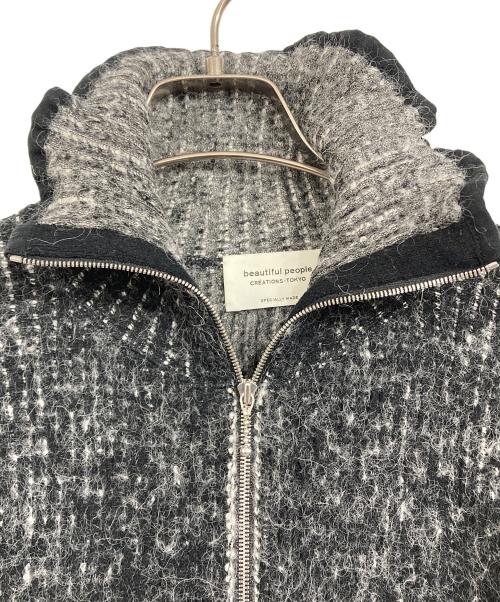 beautiful people（ビューティフルピープル）beautiful people (ビューティフルピープル) ドライバーズニット ブラック サイズ:36の古着・服飾アイテム