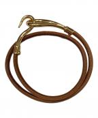 HERMESエルメス）の古着「ジャンボ ブレスレット」｜ブラウン