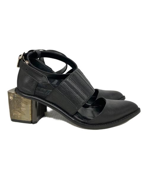 MABATAKI美雨（マバタキミウ）MABATAKI美雨 (マバタキミウ) サンダル ブラック サイズ:36の古着・服飾アイテム