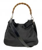 GUCCIグッチ）の古着「バンブー2WAYバッグ」｜ブラック