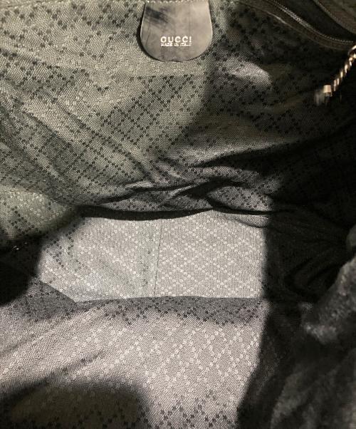 GUCCI（グッチ）GUCCI (グッチ) バンブー2WAYバッグ ブラックの古着・服飾アイテム