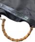 中古・古着 GUCCI (グッチ) バンブー2WAYバッグ ブラック：12000円