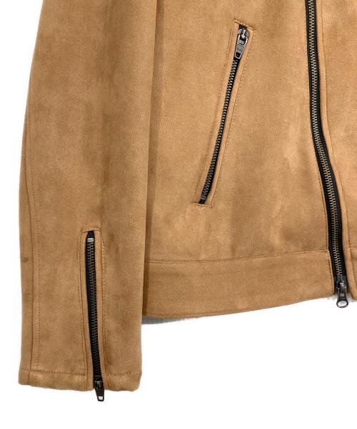 JACKROSE（ジャックローズ）JACKROSE (ジャックローズ) ライダースジャケット　The Rolling Stones ブラウン サイズ:Lの古着・服飾アイテム