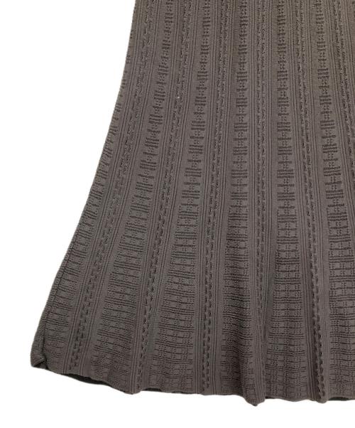 BARNEYS NEWYORK（バーニーズ・ニューヨーク）BARNEYS NEWYORK (バーニーズ・ニューヨーク) 半袖ニットワンピース ブラック サイズ:38の古着・服飾アイテム